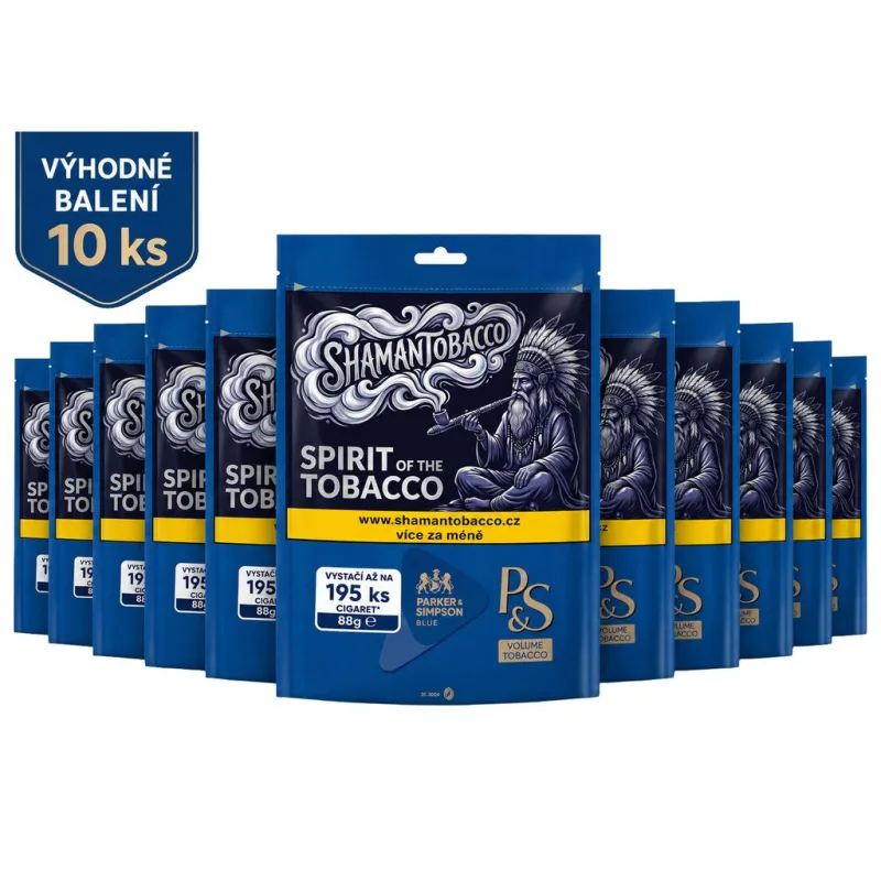 10x P&S Blue 88g cigaretový tabák (880g)