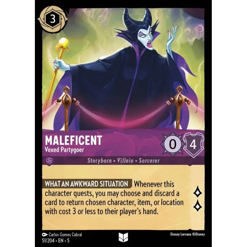 Maleficent - Vexed Partygoer