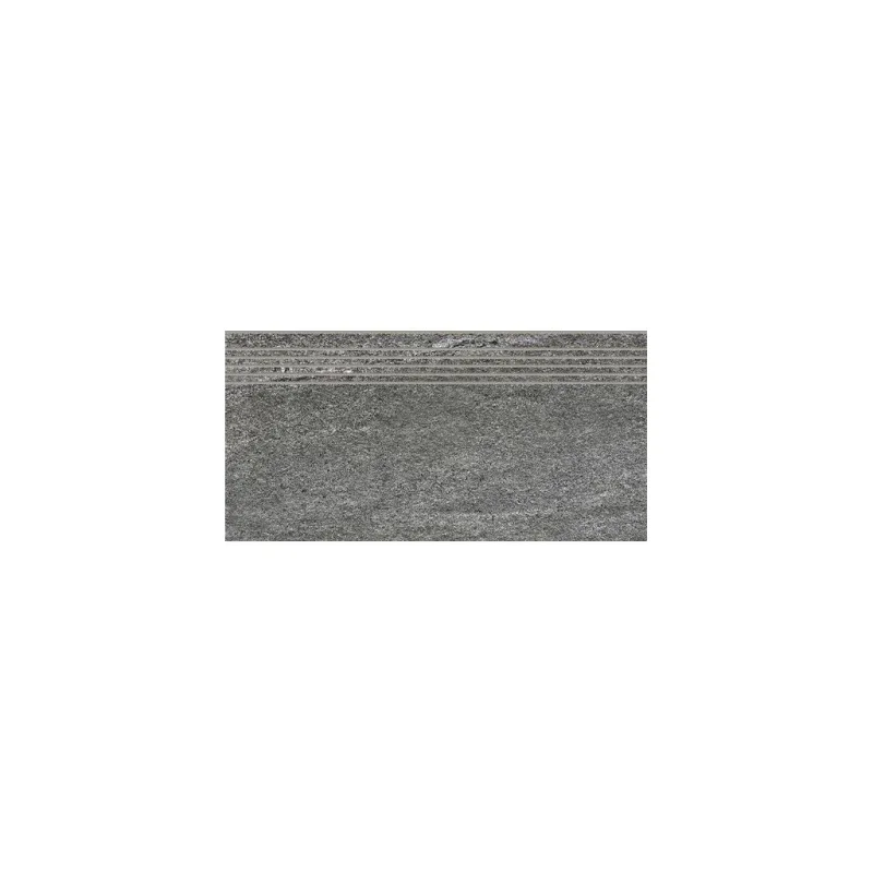 RAKO Quarzit DCVSR738 schodovka tmavě šedá 30x60 cm