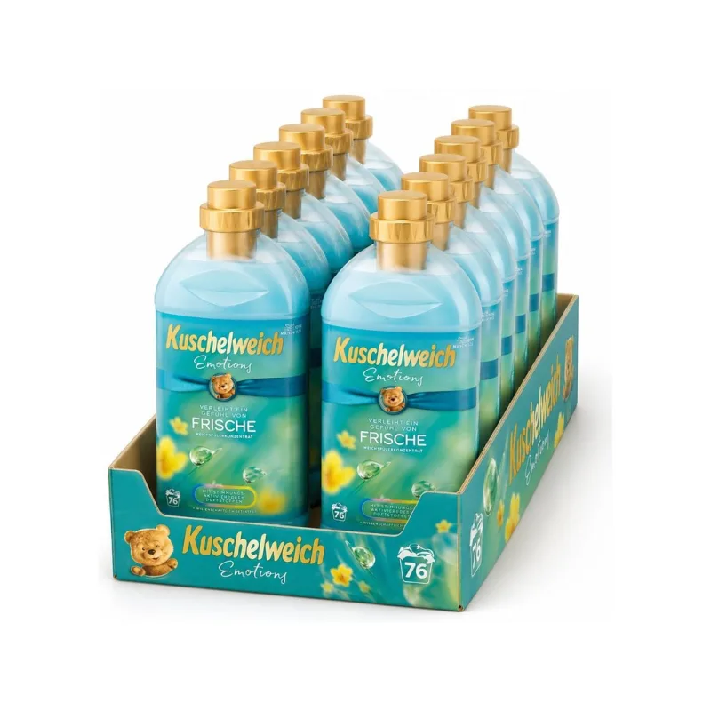Kuschelweich aviváž Emotions Frische 12x76 dávek - VÝHODNÉ BALENÍ  - originál z Německa