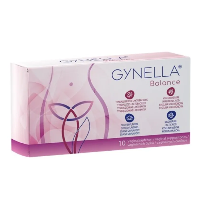 GYNELLA Balance 10 vaginálnych čapíkov