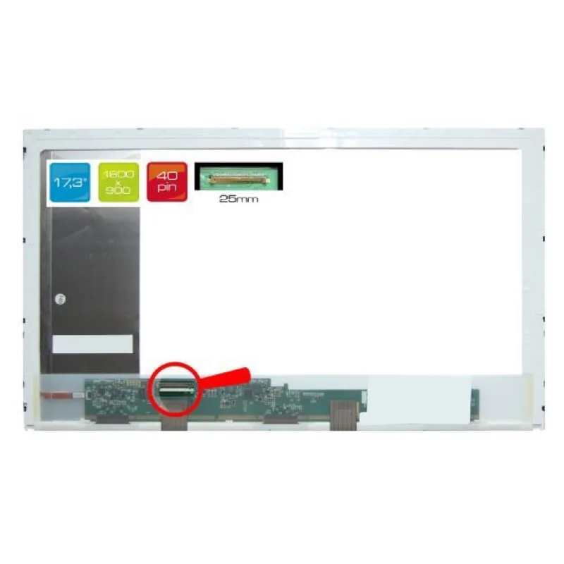 LCD displej display Dell Inspiron 17 3737 17.3" WXGA HD 1366x768 LED matný povrch