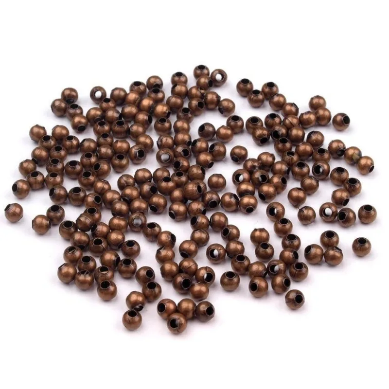 Kovové korálky Ø3 mm