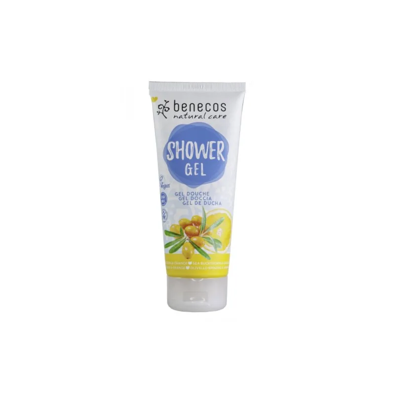 Sprchový gel rakytník a pomeranč 200ml BIO, VEG BENECOS