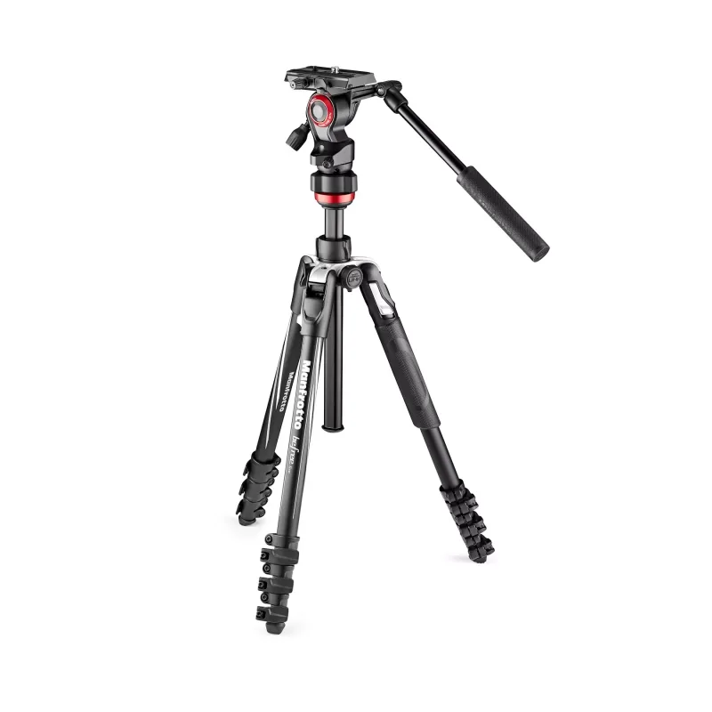 Hliníkový stativ Manfrotto Befree Live s fluidní hlavou, páčkové zámky Lever