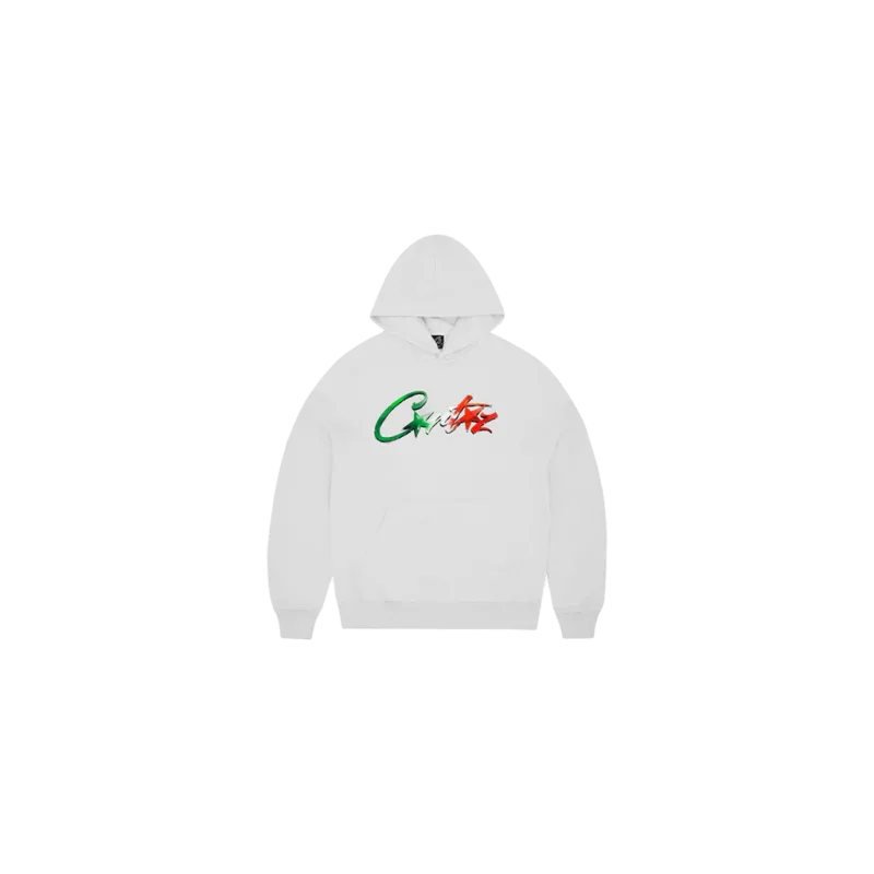 Corteiz Allstarz Italia Hoodie White