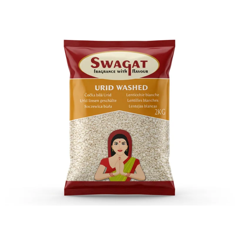 SWAGAT Urid Washed White Lentils 2Kg