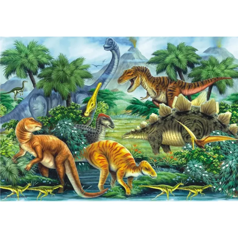 Puzzle Howard Robinson: Údolie dinosaurov