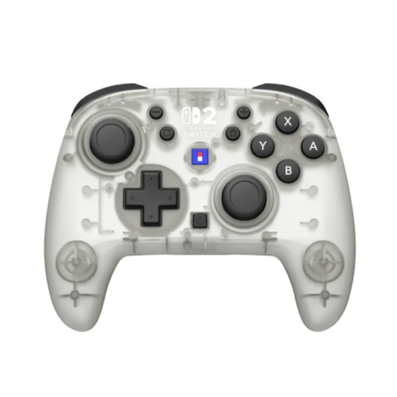 HORI Horipad Turbo Wireless, Nintendo Switch 2, Switch, Switch Lite, oficiálny, Frosty White, bezdrôtový ovládač