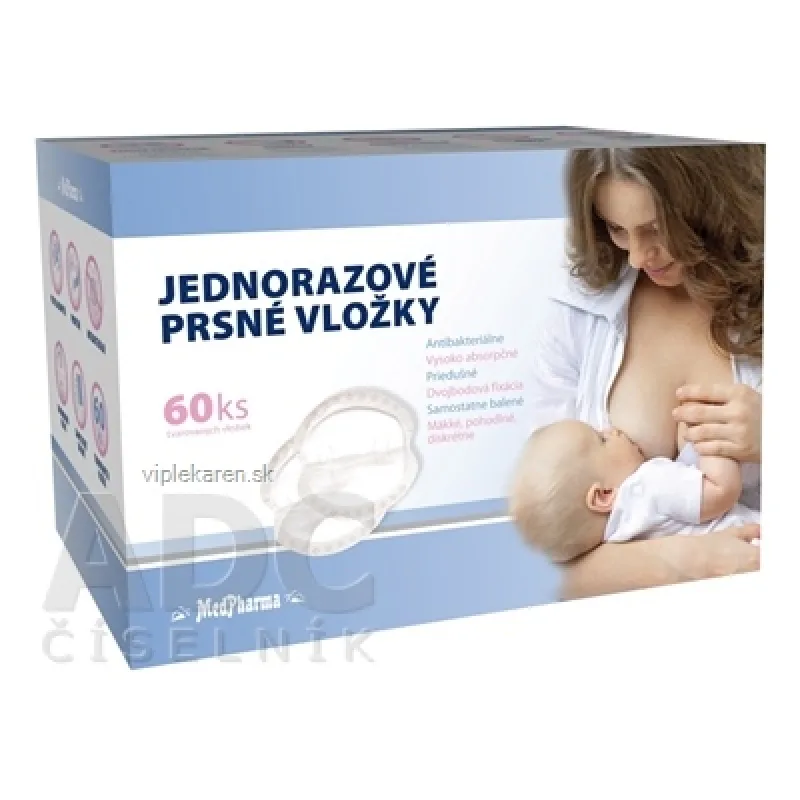 MedPharma Jednorazové prsné vložky 60 ks