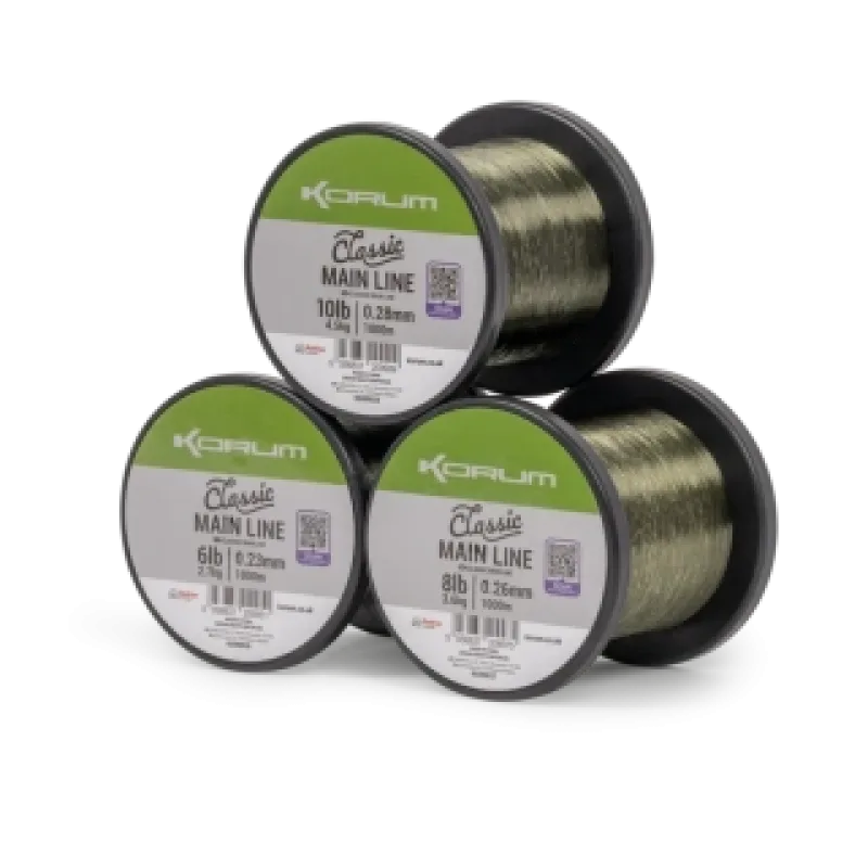 Vlasec Korum Classic Main Line 1000m 0,28mm 10lb
