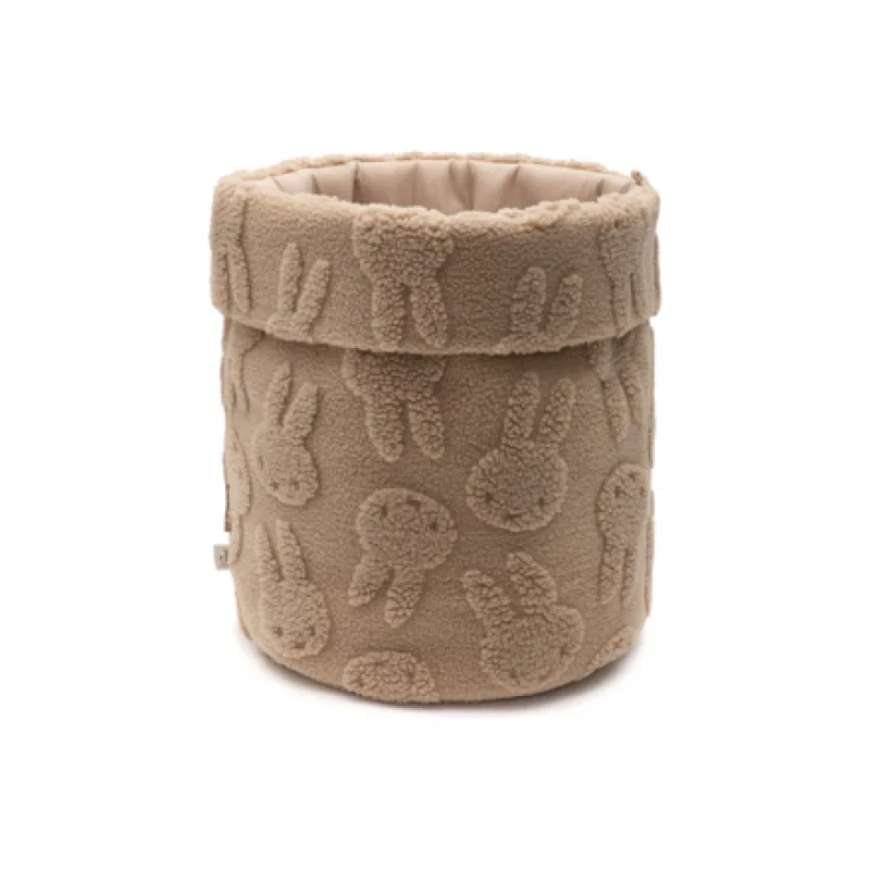 Jollein Košík úložný Miffy Jacquard Teddy Biscuit