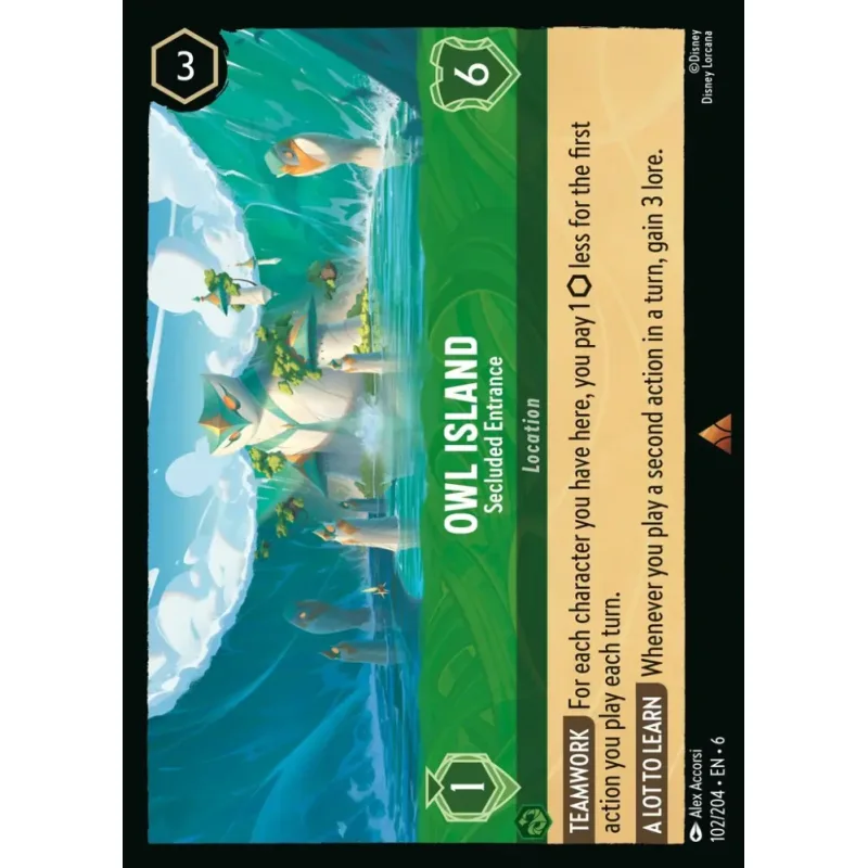 Owl Island - Secluded Entrance - foil