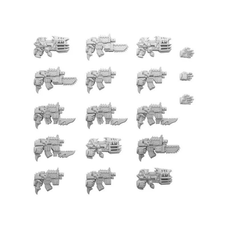 Green Stuff World 3D Printed Kill Obsessed Squad - Weapons 1:48