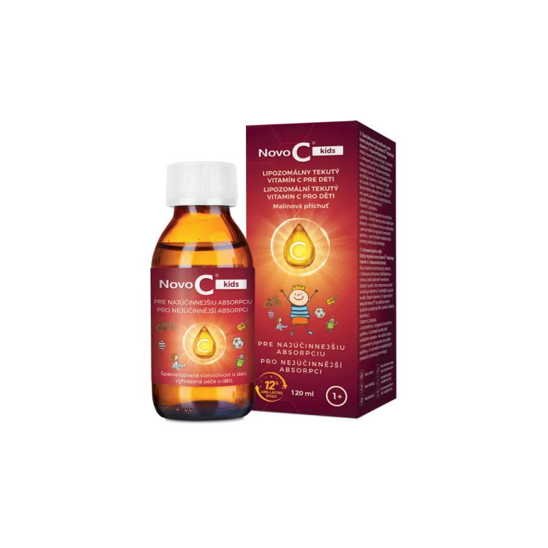 Novo C kids Lipozomálny tekutý vitamín C 120 ml