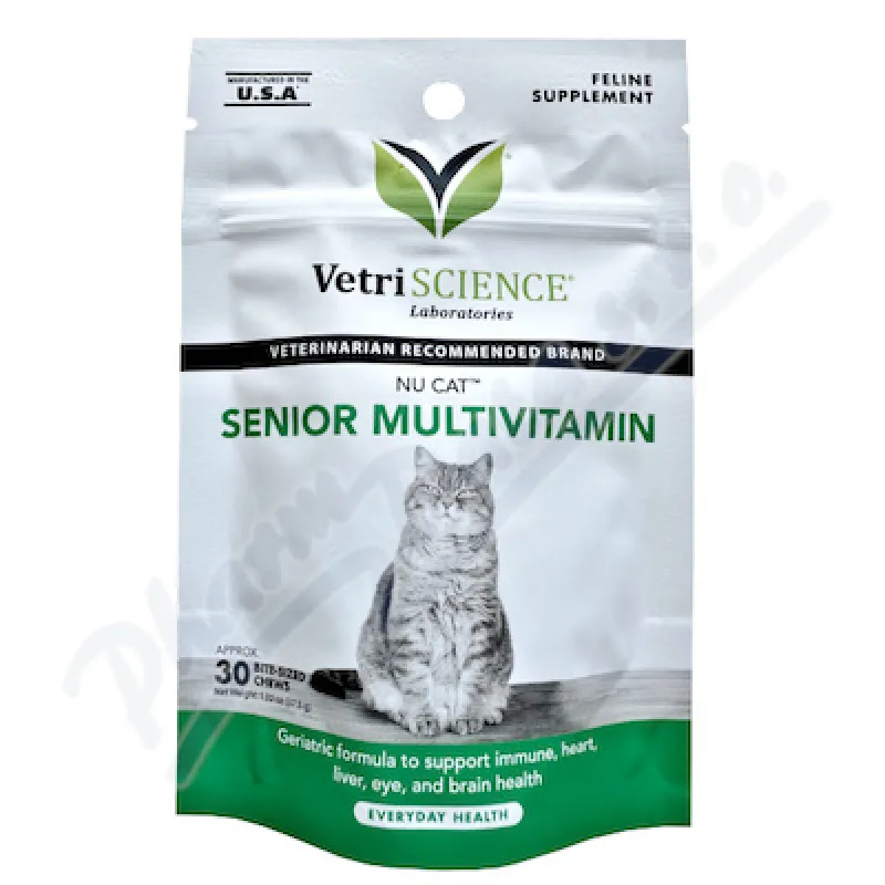 VetriScience Nu Cat Senior Multivitamin 30ks