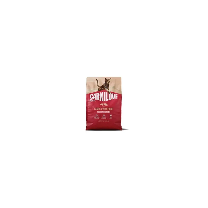 Carnilove Cat Active Dry Lamb& Wild Steril.Ad.AB 2kg