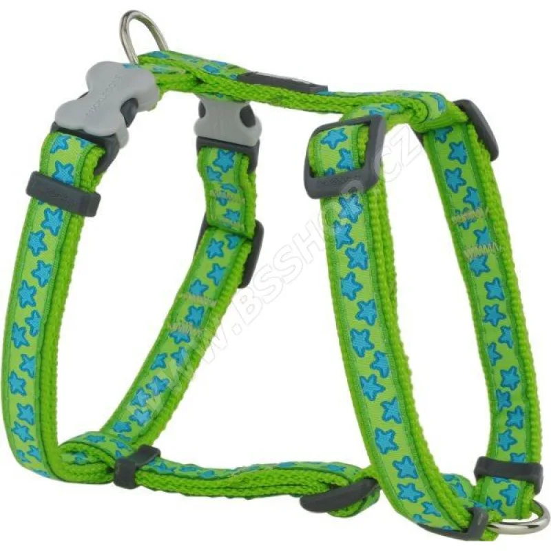 Postroj RD 12 mm x 30-44 cm - Stars Turquoise