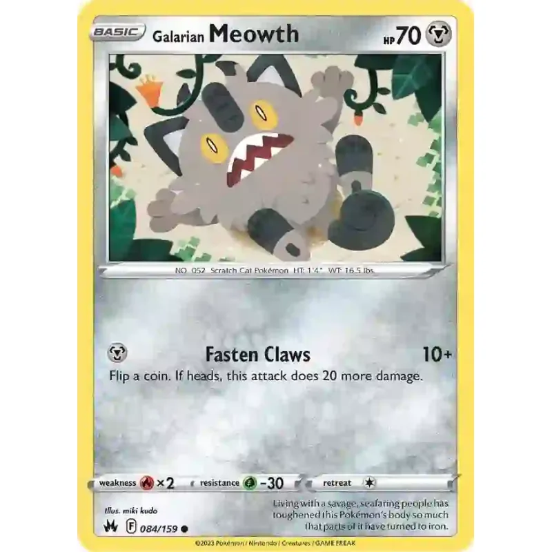 Galarian Meowth (CRZ 084)