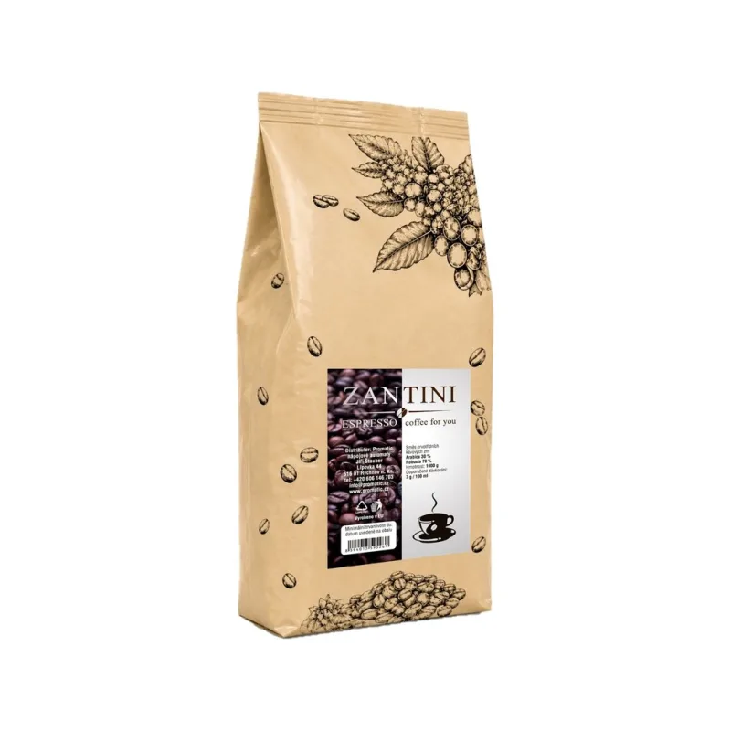 Zantini Espresso zrnková káva 1000g