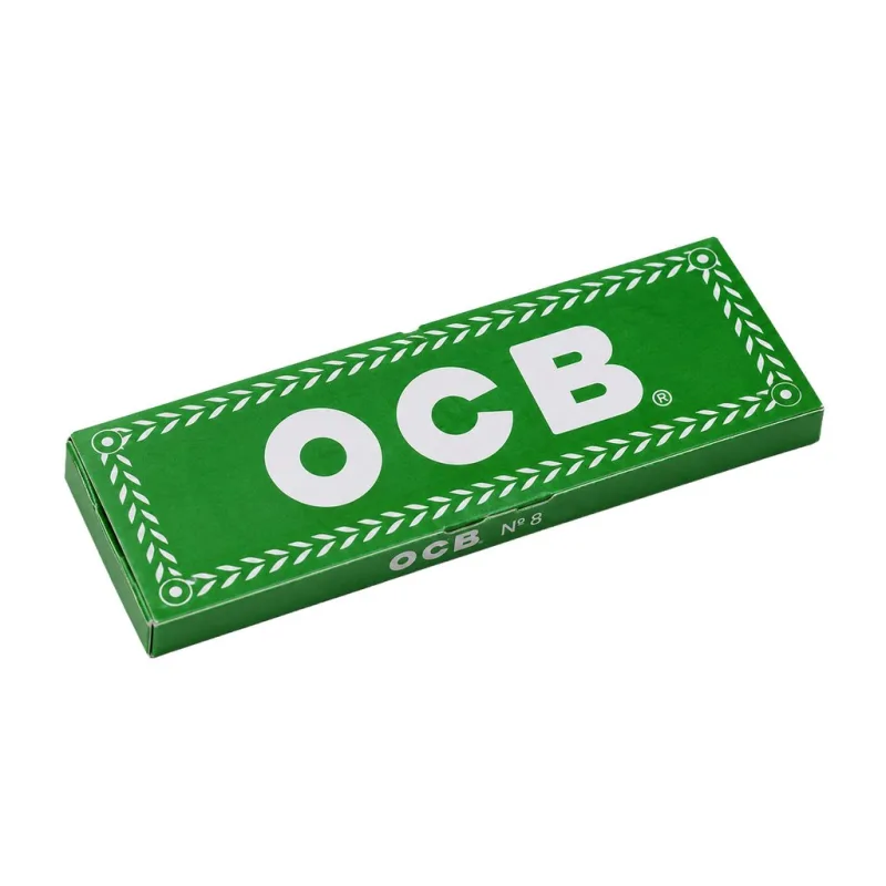 OCB Green No.8 cigaretové papírky