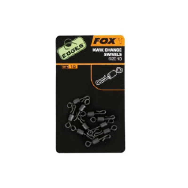 FOX Edges Kwik Change Swivel Size 7 - obratlíky 10ks
