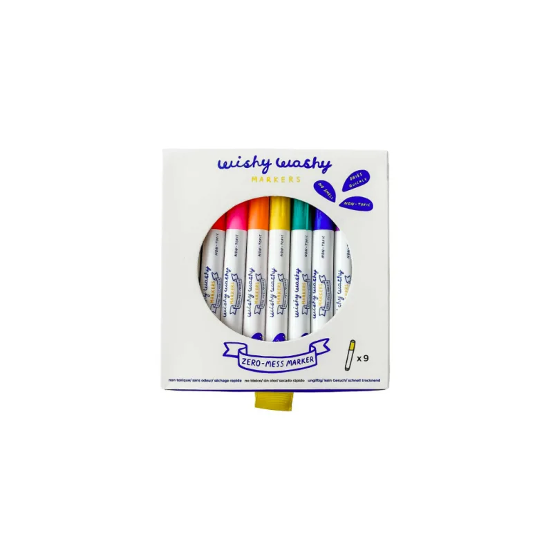 Smývatelné fixy Wishy Washy Markers