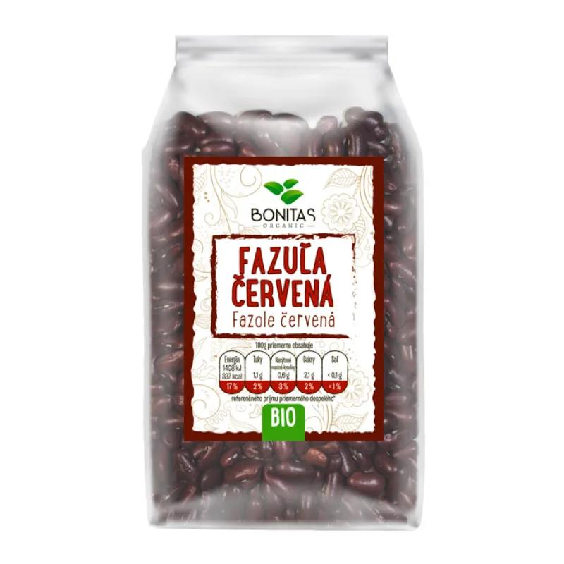 BONITAS Bio Fazole červené – ledvinka 500g