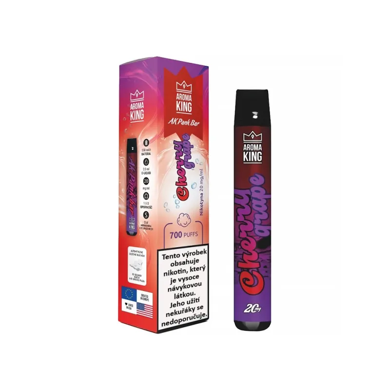 Aroma King AK Pank Bar - 20mg - Cherry Grape