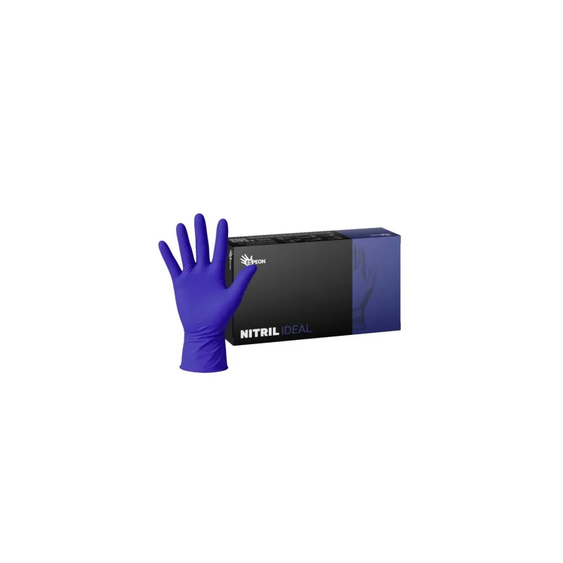 Rukavice NITRIL IDEAL tmavě modré 3.5g 100ks