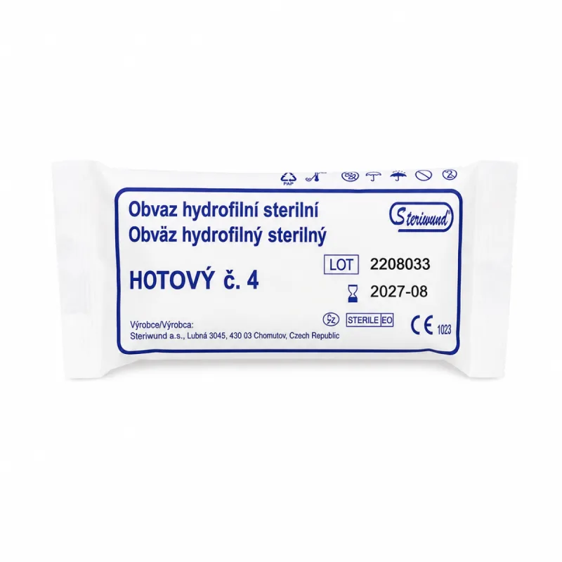 Obvaz hotový sterilní č. 4