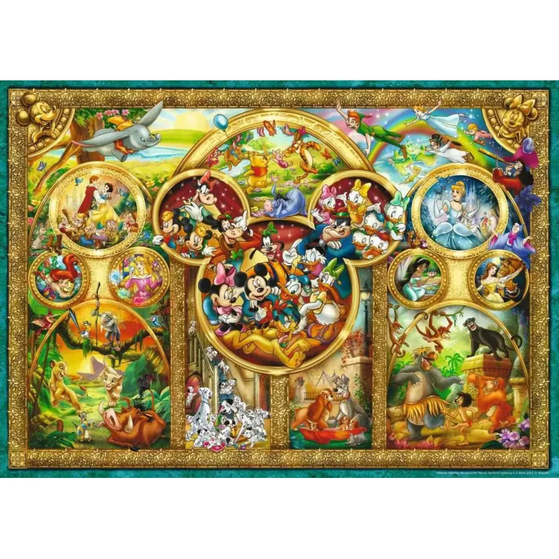 Puzzle Disney - najkrajšie rozprávky