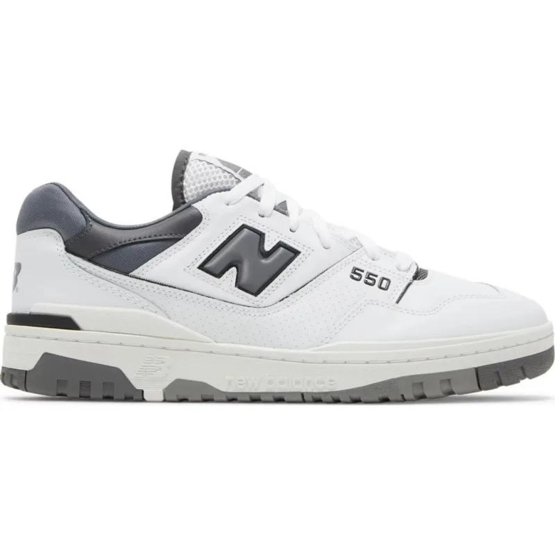 New Balance 550 White Grey Dark Grey
