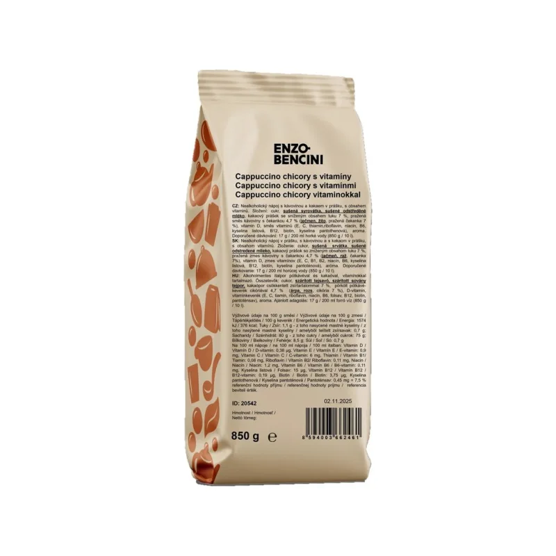 ENZO BENCINI Cappuccino chicory s vitaminy 850g