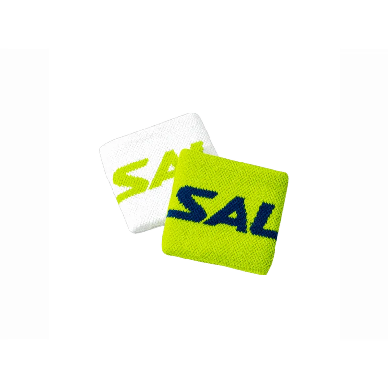 SALMING Wristband Short 2-pack Green/White