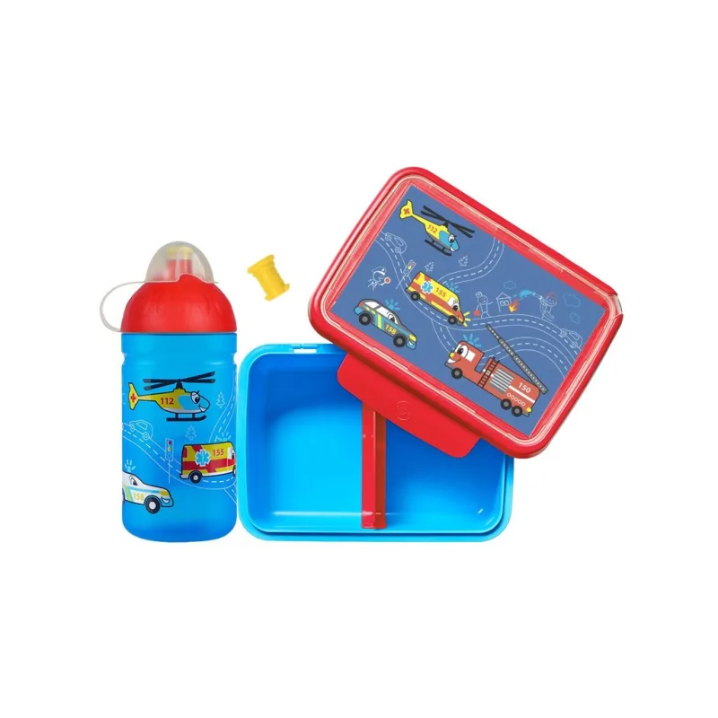 Set Zdravá láhev 0,5 l + Zdravá sváča Záchranáři