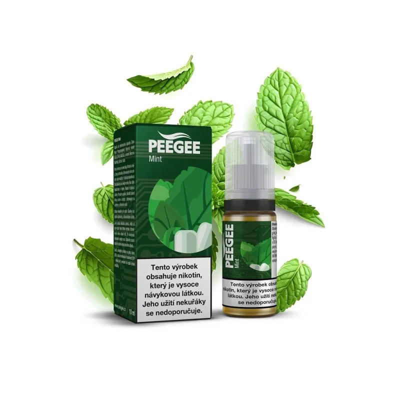 PEEGEE - E-liquid - Máta - 12mg  E-liquid