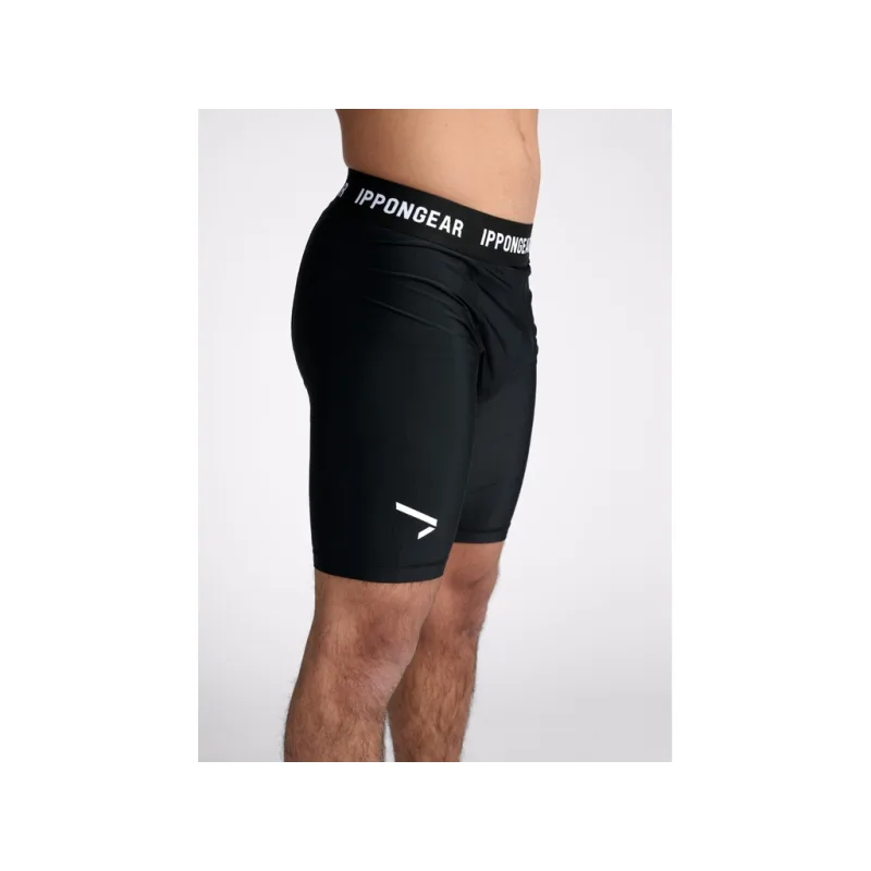 No-gi šortky černé Ipponggear Essential Vale Tudo