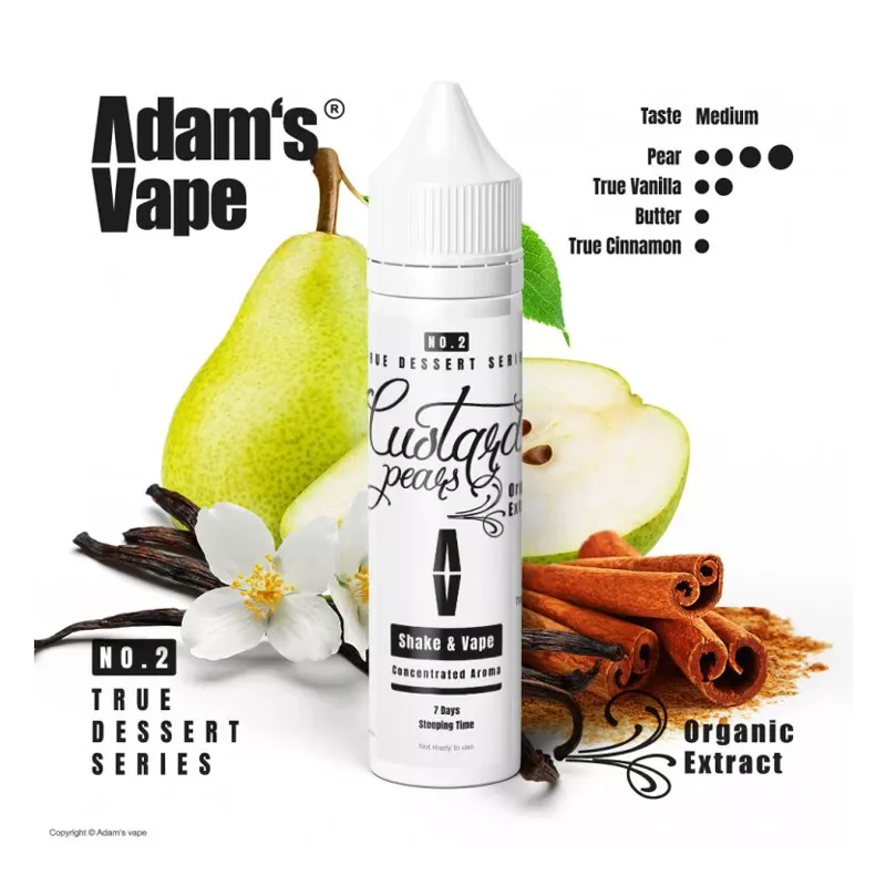 CUSTARD PEARS  - ADAM´S VAPE shake&vape