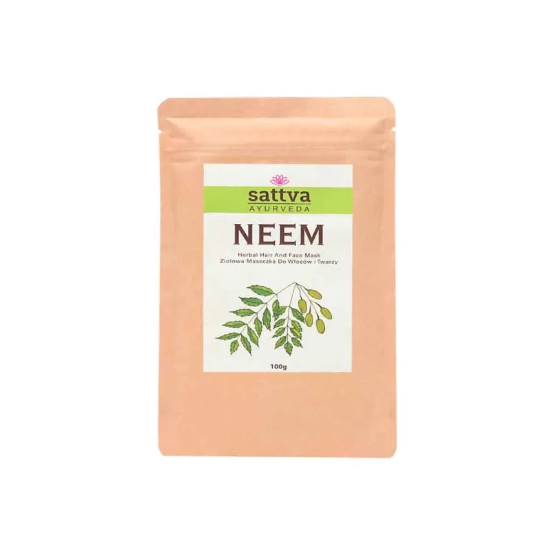SATTVA Neem Powder Hair & Face Mask 100g