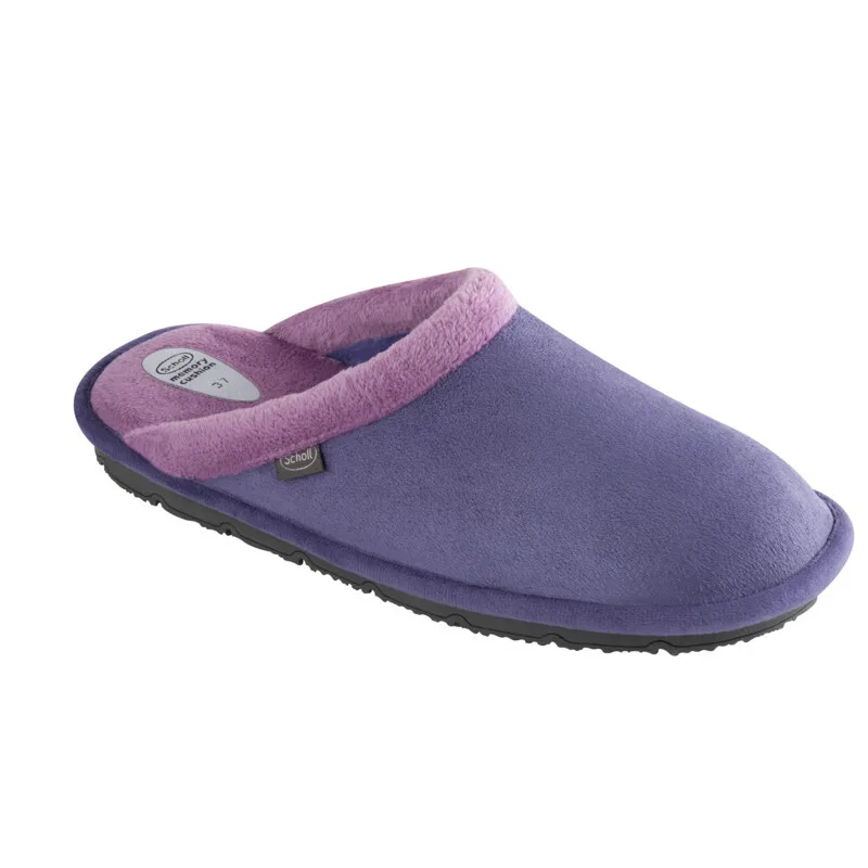 Scholl NEW BRIENNE fialová domácí obuv