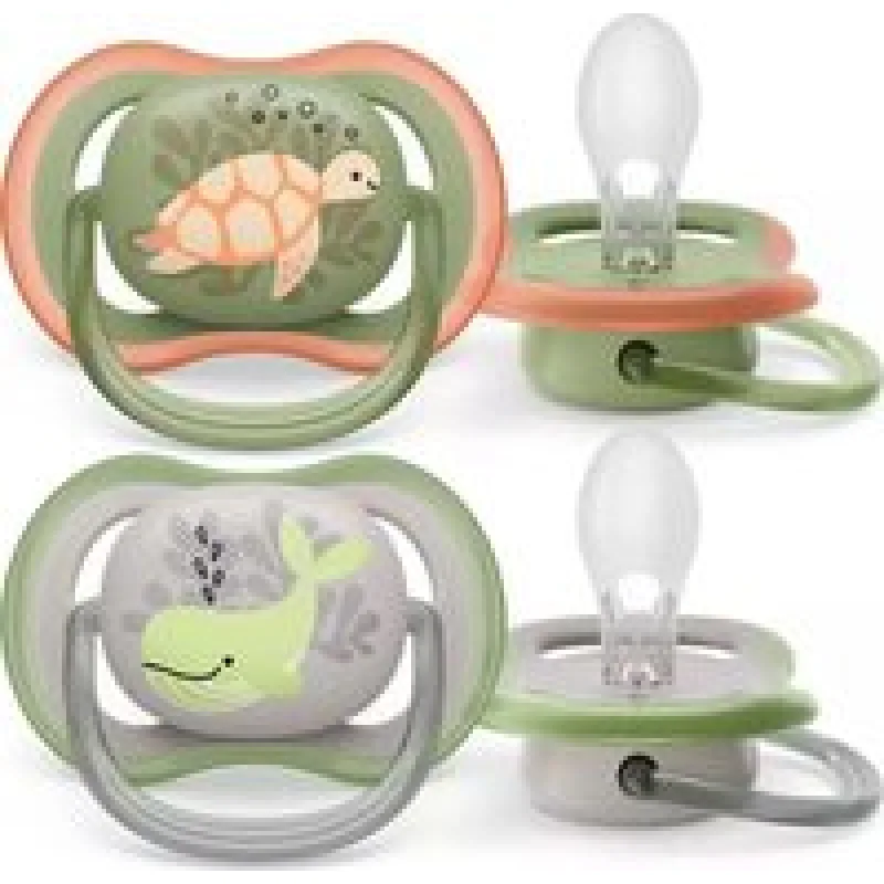 Dětský dudlík 6-18m Phillips Avent air night - Kluk 2ks