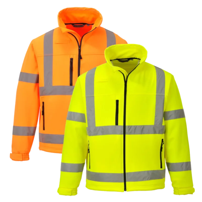 Softshelová bunda Hi-Vis Classic