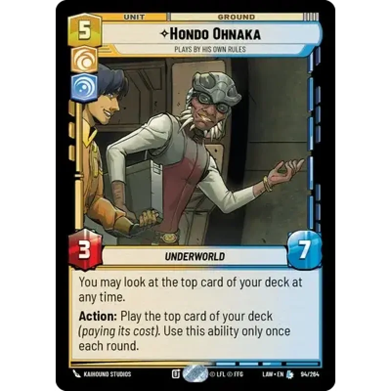 Hondo Ohnaka, Plays By His Own Rules