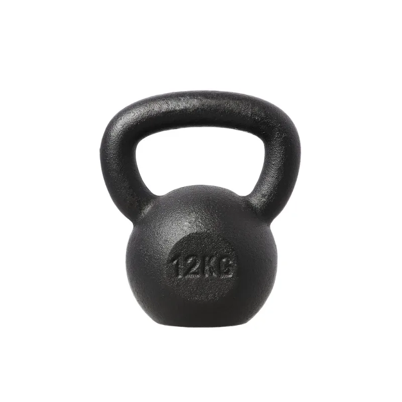 Litinový kettlebell HMS KZG12 12 kg, černý