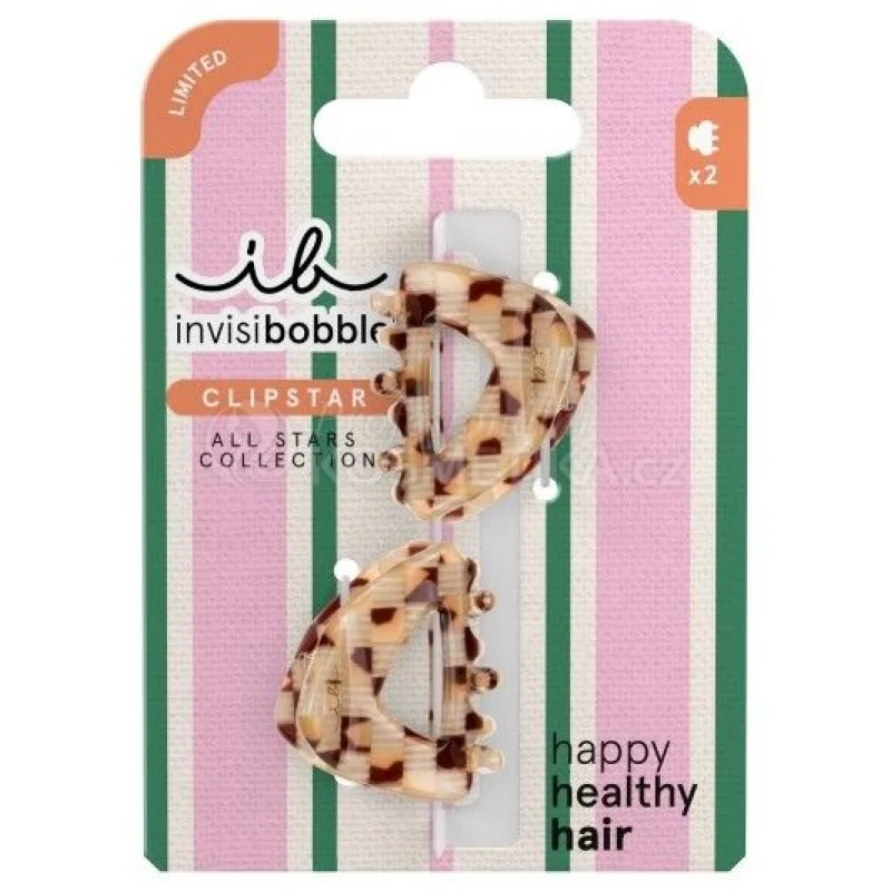 Invisibobble CLIPSTAR XS All Stars Golden Caddie - Skřipec do vlasů 2 ks