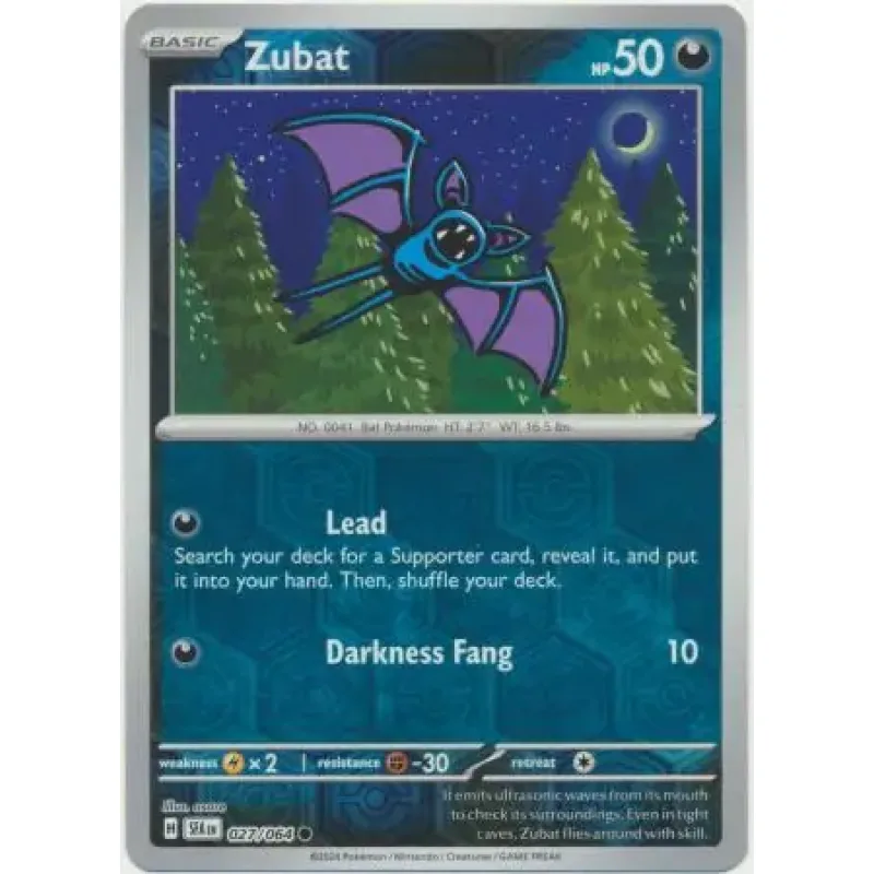 Zubat (SFA 027) - REVERSE HOLO