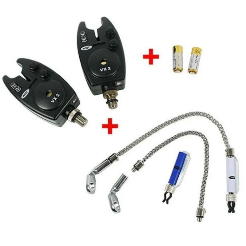 Hlásič záběrů - Bite Alarm VX2 + Řetízkový Swinger + baterie