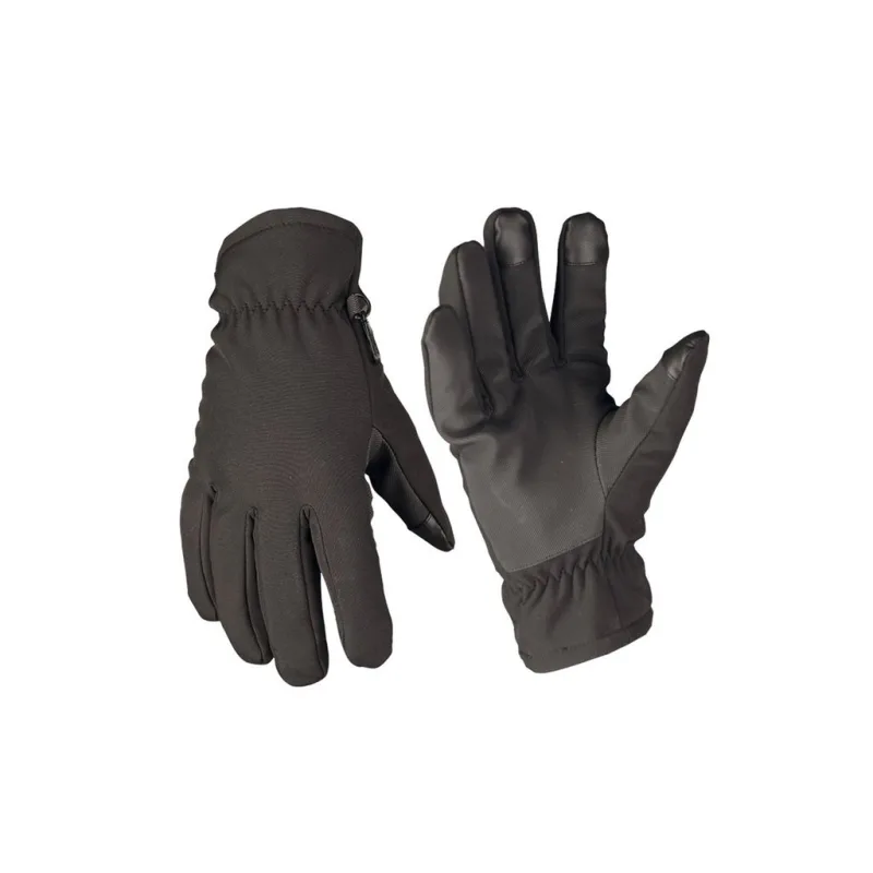 Rukavice SOFTSHELL THINSULATE™ ČERNÉ