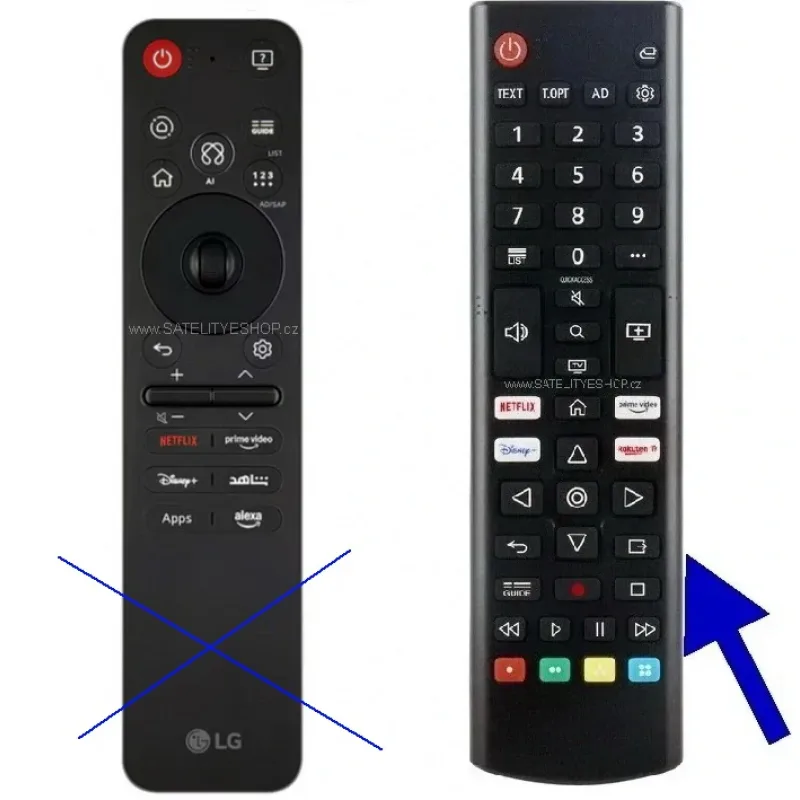 LG 65QNED86A6C náhradní dálkový ovladač